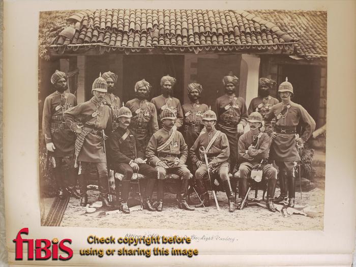 Officers. 3rd Queens Own Bombay Light Cavalry	