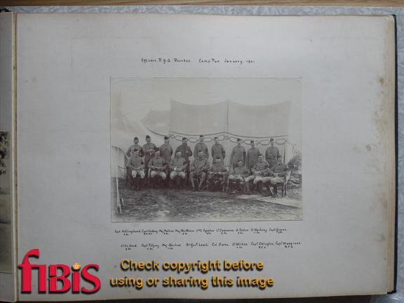 Officers RGA Roorkee Camp Pur. January 1901