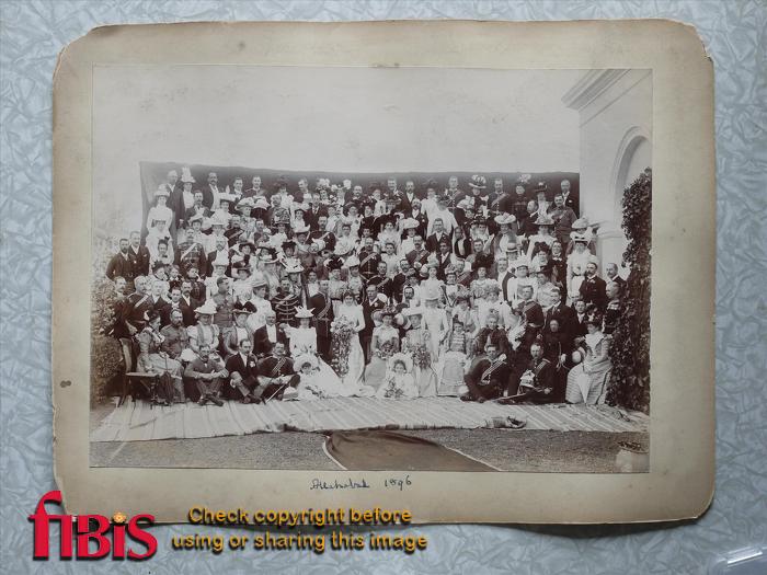 Wedding Party, Allahabad, 1896