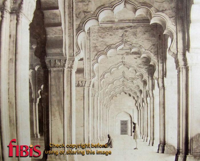 Interior of Pearl Mosque Agra Used as a hospital during mutiny
