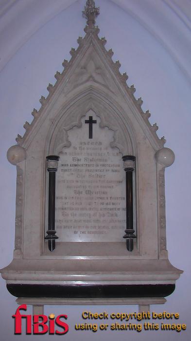 Lucknow Christ Church Cathedral - Memorial to Sir Henry Lawrence
