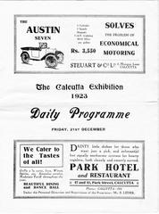 Calcutta Exhibition Programme - Page 5
