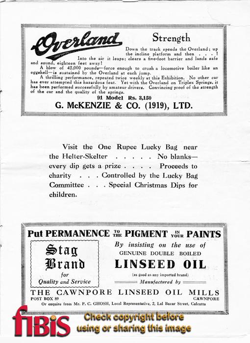 Calcutta Exhibition Programme - Page 11