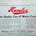 Humber Advertisement 1918