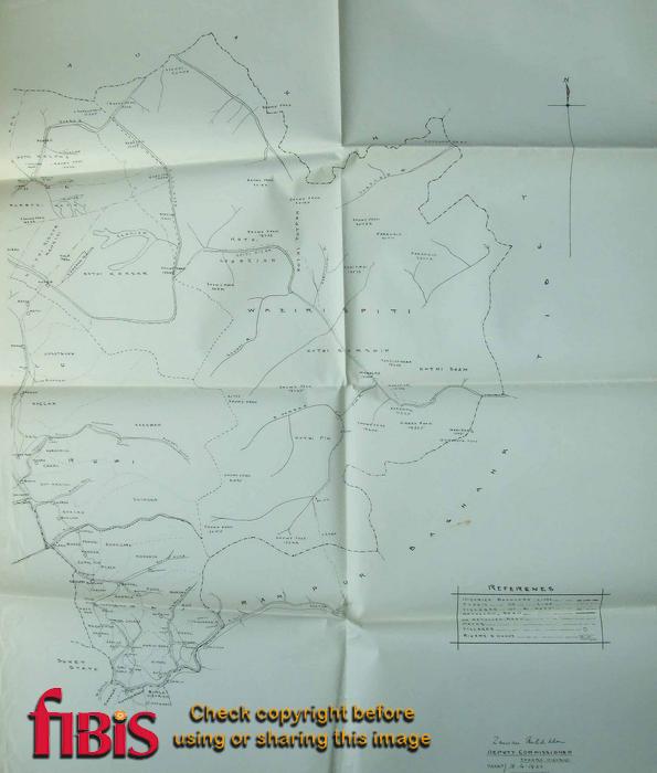 Kangra District Map India 1924