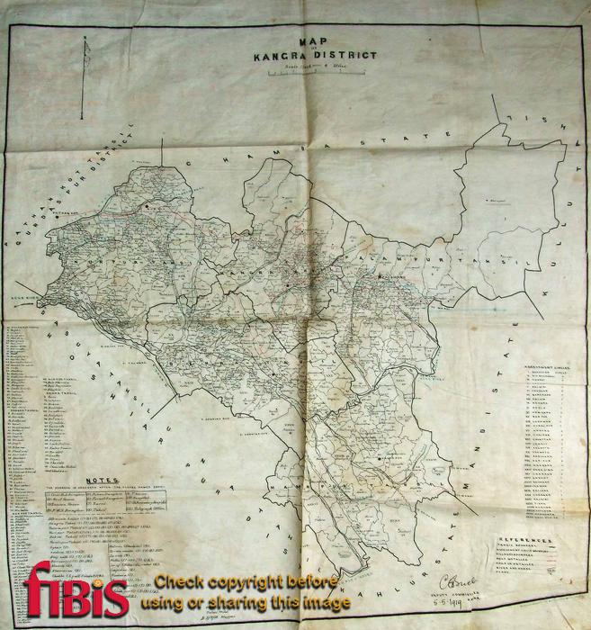 Map of Kangra District 1919.jpg