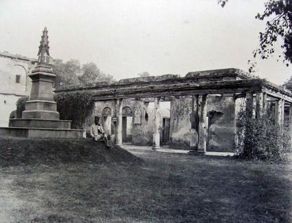 Treasury House residency Lucknow, showing Atkin's Memorial