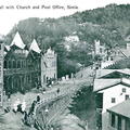 Post card Upper Mall, Church and Post Office, Simla