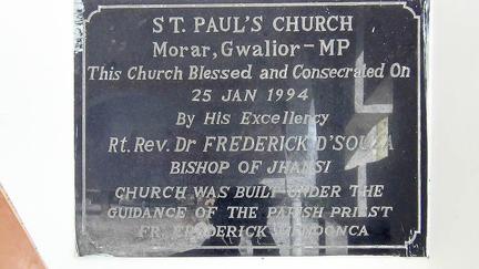 Gwalior St Pauls Church Morar