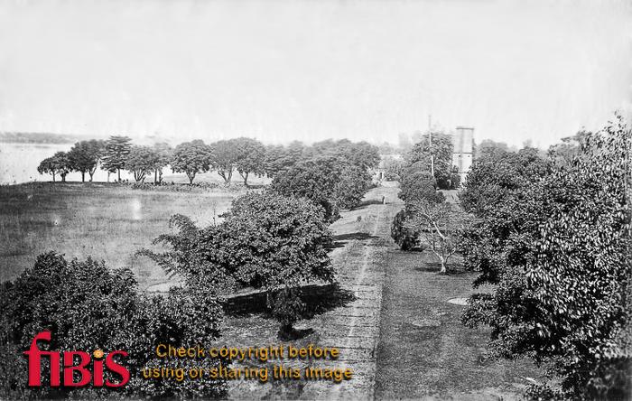 1886 Flag Staff from top of Govt House Barrackpore.jpg