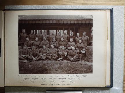 Gunnery Staff Course 1906-1907. Probably England