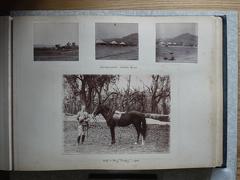 Self [C E Bond] with pony 'Freddy'  1904