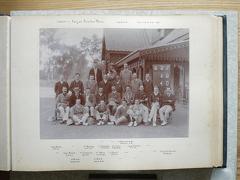 Lahore v Punjab Frontier Force Lahore Christmas 1901	"Top Row: unnamed, unnamed, Lt. Szezepanski (Peshawur MB) 2nd Row: Capt. Slater (2nd PC), unnamed, Lt. Murray (2nd PC), Lt. Milward (3rd Sikhs), Lt. Cobbe (Kohat MB), Capt. Elsmie (5th PC), unnamed. 3rd