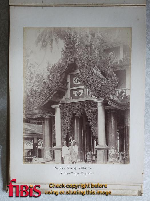 Wooden Carving in Shrine, Schwe Dagon Pagoda	