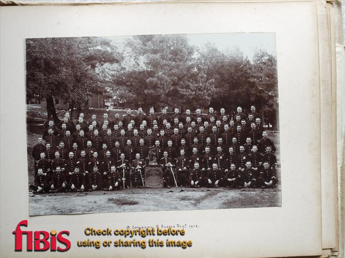 B Company Royal Sussex Regt. 1912	