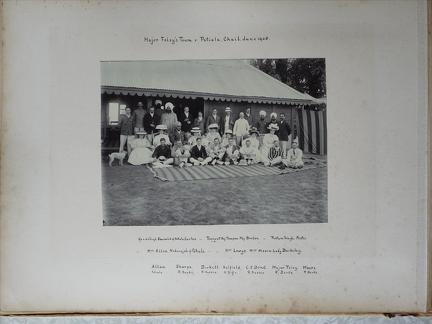 Major Foley's Team v Patiala Chail. June 1908