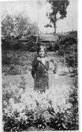 Young lady in a garden