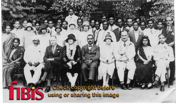 Dr Dorothy Cartner with group of people