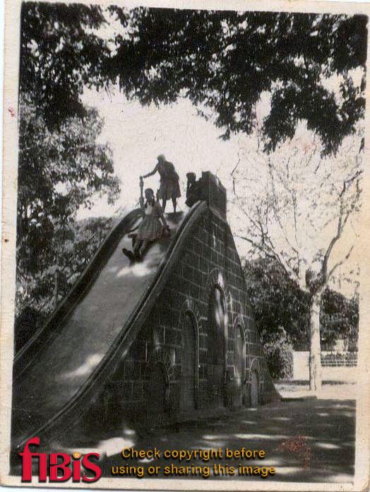 Child on a slide