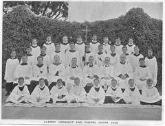 Clergy, Organists and Chapel Choir 1939