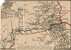 Map of North Western Railway