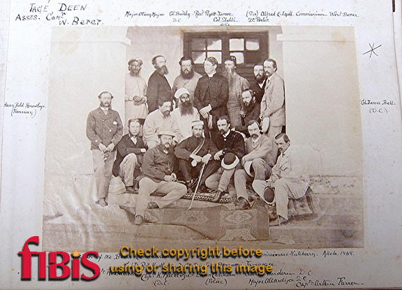 Officers of Berar Commission c1868