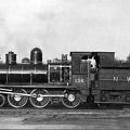 Small "L" class locomotive at Kotri, 1913