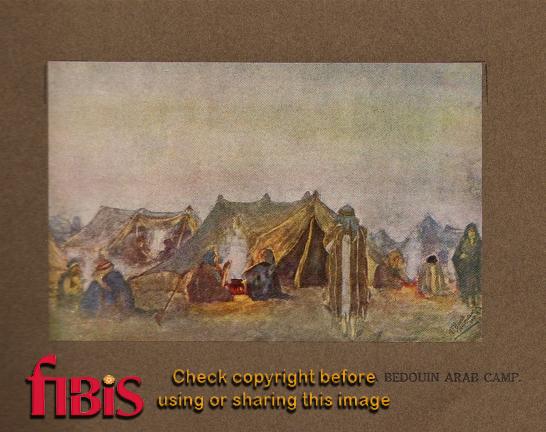 Arabian Scene - Bedouin camp