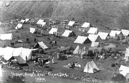 Dag 1-5 East Surrey Camp 1915