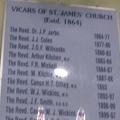 Earliest Vicars of St James Church, Calcutta