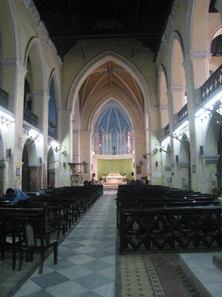 Interior of St James church, Calcutta