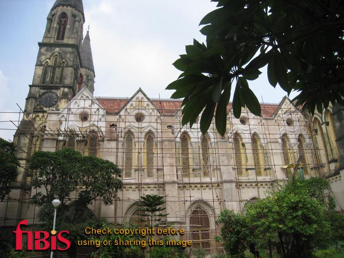 Exterior View of St James church, Calcutta 