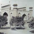 Entrance gate leading to the Taj