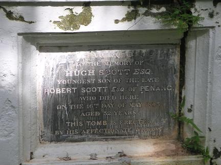 St Pauls Church Memorial to Hugh Scott 1811 1843