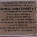 St James Church Delhi Memorial to James Skinner.JPG