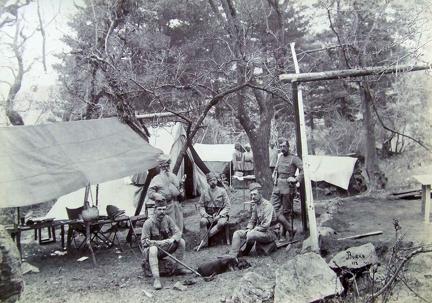 The Political Camp at Seri Black Mountain Expedition 1891
