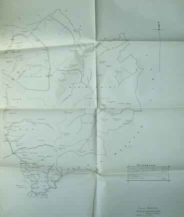 Kangra District Map India 1924