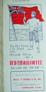 Red Ensign Coffee Advertisement 1918