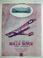 Rolls Royce Advertisement 1918