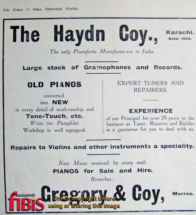 The Haydn Co Advertisement 1918