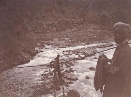 Crossing over Jhelum River 1920