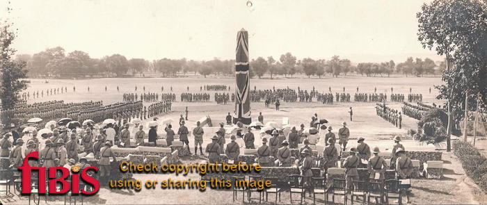 Unveiling of Frontier Force Memorial on the Mall, Kohat by Sir William Birdwood 23 Oct 1924