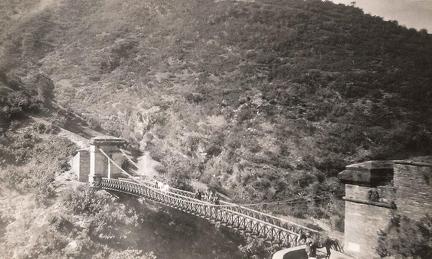 Suspension Bridge over Khosi River, Nepal 