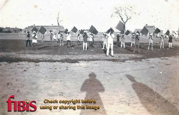 Flag Drill, Signal School, Rawalpindi 1920 2.jpg