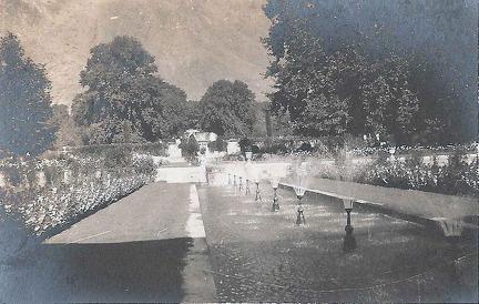 Shalimar Garden, Srinagar, Kashmir 1923