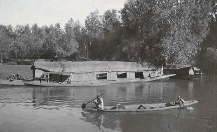 Cook Boat Dal Lake, Srinagar, Kashmir 1920