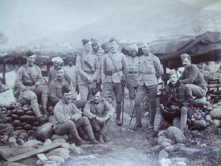 The Staff of the 1st Brigade Black Mountain Expedition 1888