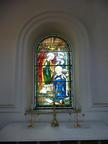 Stained glass, St Marks Cathedral, Bangalore.