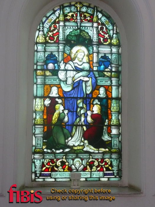 Stained glass, St Marks Cathedral, Bangalore.
