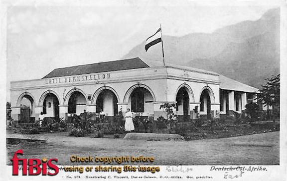 Postcard of Morogoro Station in East Africa in 1916